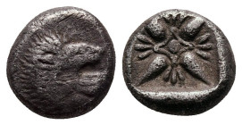 Diobol AR
Ionia, Miletos, c. 525-475 BC
8 mm, 1,17 g