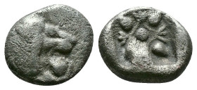 Diobol AR
Ionia, Miletos, c. 520-490 BC
10 mm, 1,04 g
