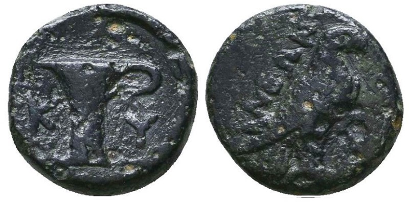 Bronze Æ
Aeolis, Kyme, 4th - 3rd century BC
11 mm, 1,30