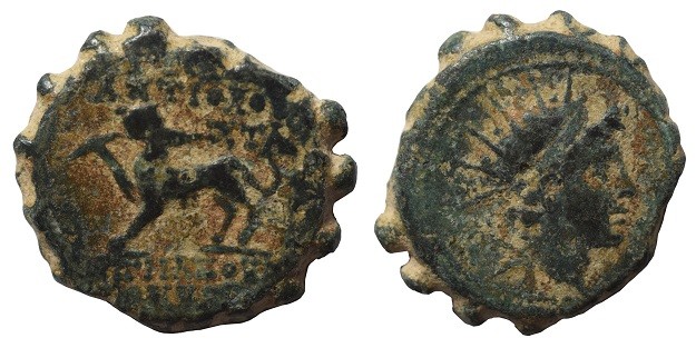 Serrate AE
Seleukid Kingdom, Antiochos VI Dionysos, 144-142 BC, Antioch on the ...