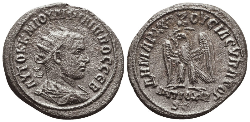 Tetradrachm AR
A
Seleucis and Pieria, Antioch, Philip I, AD 244-249
28 mm, 11...