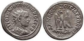 Tetradrachm AR
A
Seleucis and Pieria, Antioch, Philip I, AD 244-249
28 mm, 11,70 g