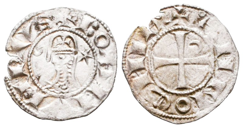 Denier AR
Crusaders, Principality of Antioch, Bohemond III (1163-1201)
18 mm, ...