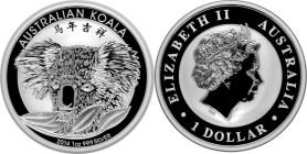 1 Oz AR
Australia, Koala, 2014
31,10 g