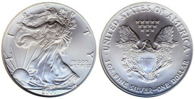 1 OZ AR
USA, Walking Liberty / Eagle, 2007
40 mm, 31,10 g