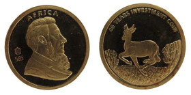 Special 40th Anniversary Miniature South African Gold Krugerrand, 2007, Gold 585/1000
11 mm, 0,50 g