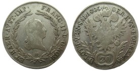 20 Kreutzer AR
Austria, 1821