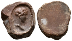 Roman clay tessera, 1st-3rd century AD