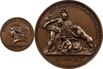 "1781" (2005) Libertas Americana Medal. Modern Paris Mint Dies. Bronze. MS-62 RB (PCGS).
46 mm.
From the Martin Logies Collection.

Estimate: $125
