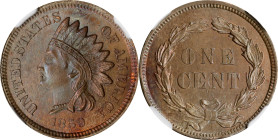 1859 Indian Cent. MS-63 (NGC).
PCGS# 2052. NGC ID: 227E.

Estimate: $700