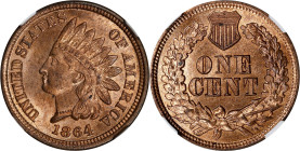 1864 Indian Cent. Bronze. MS-64 RD (NGC).
PCGS# 2078. NGC ID: 227L.

Estimate: $460