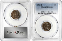 Lot of (2) Choice Mint State Indian and Lincoln Cents. (PCGS).
Included are: 1904 Indian, MS-64 RB; and 1928-D Lincoln, MS-64 BN.

Estimate: $150
