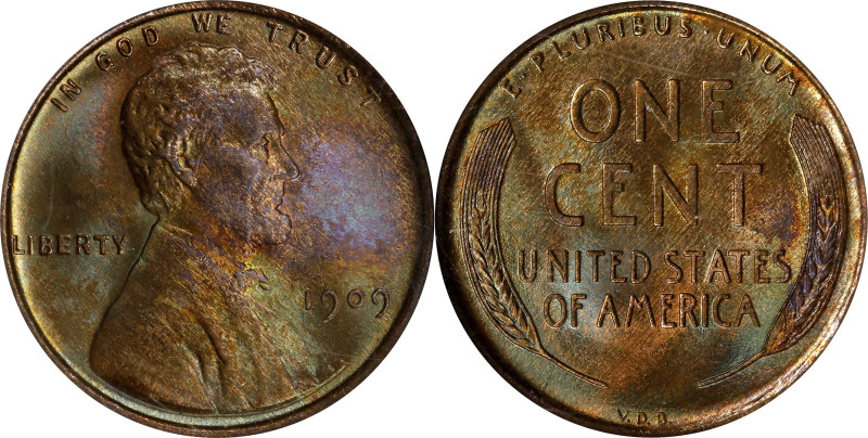1909 Lincoln Cent. V.D.B. MS-66 RB (NGC).
PCGS# 2424. NGC ID: 22AZ.

Estimate...