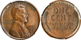 1909-S Lincoln Cent. V.D.B. AU Details--Residue (PCGS).
PCGS# 2426. NGC ID: 22B2.

Estimate: $1140