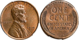 1919-D Lincoln Cent. MS-65 BN (PCGS).
PCGS# 2516. NGC ID: 22BZ.

Estimate: $340