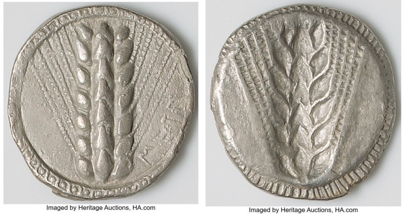 LUCANIA. Metapontum. Ca. 510-470 BC. AR stater (23mm, 11h). NGC (photo-certifica...