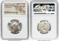 SELEUCID KINGDOM. Antiochus III the Great (222-187 BC). AR tetradrachm (27mm, 12h). NGC Choice VF. Susa, after the defeat of Molon, from 220 BC to lat...