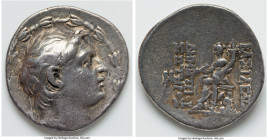 SELEUCID KINGDOM. Demetrius I Soter (162-150 BC). AR tetradrachm (32mm, 16.66 gm, 12h). VF. Antioch on the Orontes, undated series ca. 162-155/4 BC. D...
