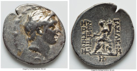 SELEUCID KINGDOM. Demetrius I Soter (162-150 BC). AR tetradrachm (31mm, 16.39 gm, 1h). Fine, test cut. Antioch on the Orontes, undated series ca. 162-...
