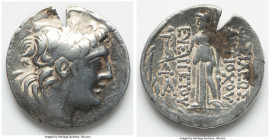 SELEUCID KINGDOM. Antiochus VII Euergetes (Sidetes) (138-129 BC). AR tetradrachm (29mm, 16.02 gm, 1h). Fine, test cut. Posthumous issue of Cappadocian...