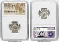 Gordian III, as Augustus (AD 238-244). AR denarius (20mm, 2.71 gm, 7h). NGC MS 4/5 - 3/5. Rome, summer AD 241. IMP GORDIANVS PIVS FEL AVG, laureate, d...