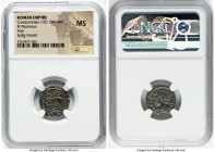 Constantinople Commemorative (ca. AD 330-340). AE3 or BI nummus (17mm, 12h). NGC MS. Trier, 1st officina, AD 330-331, struck under Constantine I to co...