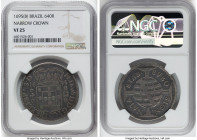 Pedro II 640 Reis 1695 VF25 NGC, Bahia mint, KM84. Narrow crown. HID09801242017 © 2022 Heritage Auctions | All Rights Reserved