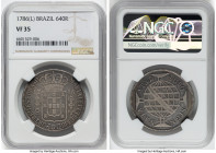 Maria I & Pedro III 640 Reis 1786-(L) VF35 NGC, Lisbon mint, KM207.2, LMB-305. HID09801242017 © 2022 Heritage Auctions | All Rights Reserved