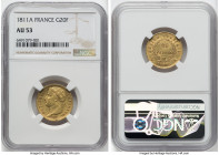 Napoleon gold 20 Francs 1811-A AU53 NGC, Paris mint, KM695.1, Fr-511. HID09801242017 © 2022 Heritage Auctions | All Rights Reserved
