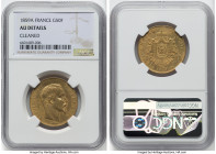 Napoleon III gold 50 Francs 1859-A AU Details (Cleaned) NGC, Paris mint, KM785.1, Fr-571. HID09801242017 © 2022 Heritage Auctions | All Rights Reserve...