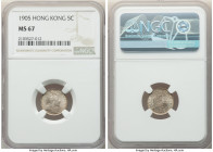 British Colony. Edward VII 5 Cents 1905 MS67 NGC, London mint, KM12. HID09801242017 © 2022 Heritage Auctions | All Rights Reserved