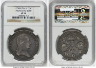 Milan. Franz II Crocione (Kronentaler) 1796-M VF35 NGC, Milan mint, KM239, Dav-1390. HID09801242017 © 2022 Heritage Auctions | All Rights Reserved