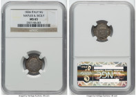 Naples & Sicily. Ferdinand II 5 Grana 1836 MS65 NGC, KM326. HID09801242017 © 2022 Heritage Auctions | All Rights Reserved