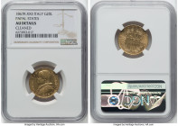 Papal States. Pius IX gold 20 Lire Anno XXII (1867)-R AU Details (Cleaned) NGC, Rome mint, KM1382.3. HID09801242017 © 2022 Heritage Auctions | All Rig...