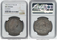 Charles IV 8 Reales 1806 LM-JP UNC Details (Cleaned) NGC, Lima mint, KM97. HID09801242017 © 2022 Heritage Auctions | All Rights Reserved