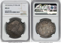 Ferdinand VII 8 Reales 1815 LM-JP MS61 NGC, Lima mint, KM117.1. HID09801242017 © 2022 Heritage Auctions | All Rights Reserved