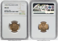Republic gold 10 Zlotych 1925-(w) MS65 NGC, Warsaw mint, KM-Y32. HID09801242017 © 2022 Heritage Auctions | All Rights Reserved