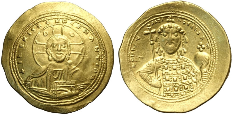 Bizantine, Costantino IX (1042-1055), Histamenon, Sear-1830 Au mm 26 g 4,36 ex A...