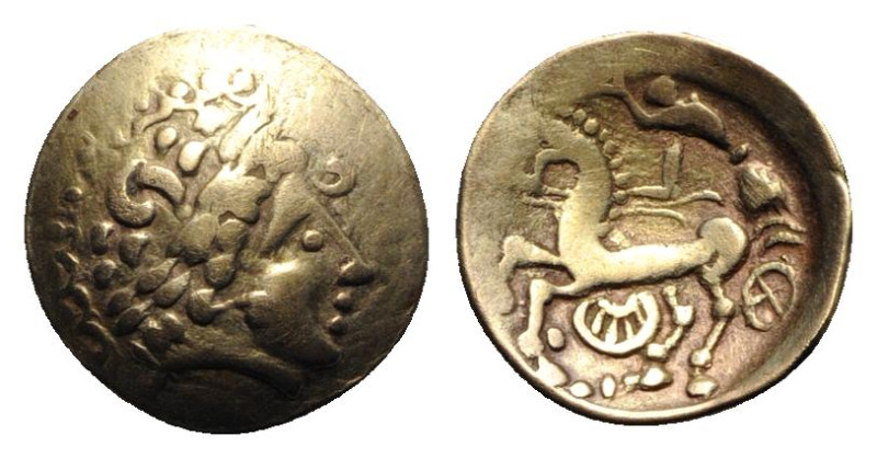 Celtic, Central Europe. Helvetii, late 2nd to early first century BC. Scyphate A...