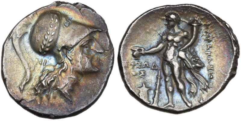 Southern Lucania, Herakleia, c. 281-278 BC. AR Stater (22.5mm, 7.67g). Head of A...