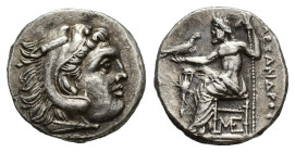 Kings of Macedon, Antigonos I Monophthalmos (Strategos of Asia, 320-306/5 BC, or king, 306/5-301 BC). AR Drachm (19mm, 4.25g). Lampsakos, c. 310-301. ...