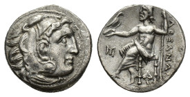 Kings of Macedon, Antigonos I Monophthalmos (Strategos of Asia, 320-306/5 BC, or king, 306/5-301 BC). AR Drachm (17.5mm, 4.19g). In the name and types...
