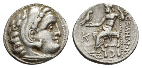 Kings of Macedon, Antigonos I Monophthalmos (Strategos of Asia, 320-306/5 BC, or king, 306/5-301 BC). AR Drachm (19mm, 4.02g). In the name and types o...
