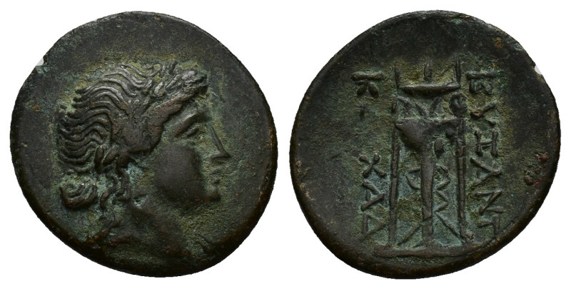 Thrace, Byzantion. Alliance coinage with Kalchedon, late 3rd-2nd century BC. Æ (...
