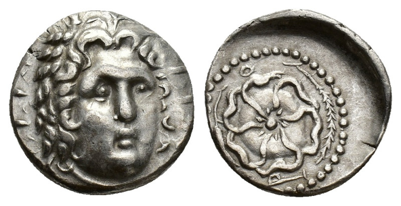 Islands of Caria, Rhodos. Rhodes, c. 88/42 BC-AD 14. AR Drachm (17mm, 3.28g). Ra...