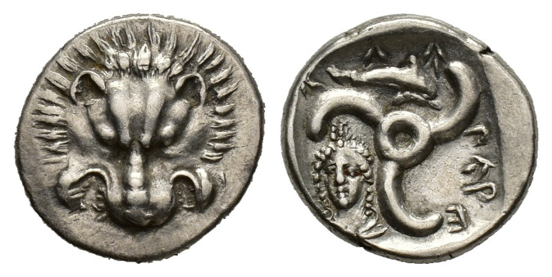Dynasts of Lycia, Perikles (c. 380-360 BC). AR Tetrobol (16mm, 3.05g). Uncertain...