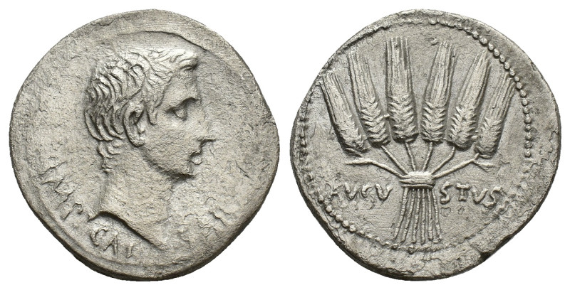 Augustus (27 BC-AD 14). AR Cistophorus (26mm, 10.85g). Ephesus, 25-20 BC. Bare h...