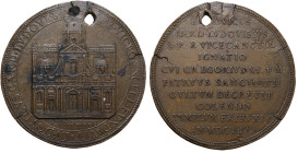 Italy, Rome. Ludovico Ludovisi (1595-1632), cardinal under Gregorio XV (1622-1623). Cast Bronze Medal 1626, opus G. Mola (63mm.). LVDOVICVS/ CARD LVDO...