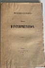 Jeuffrain A. Essai D' Interpretation des Types de quelques Medailles Muettes. Emises parles Celtes – Galuois. Tours 1846. Softcover pp. 96, pl. 3 in b...