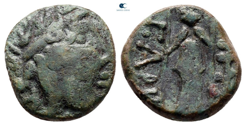 Eastern Europe. Imitating Kabyle mint issue 250-200 BC. 
Bronze AE

13 mm, 1,...